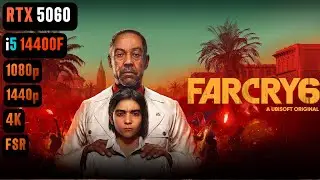 Far Cry 6 RTX 5060 FPS TEST | RTX 5060 & i5 14400F Benchmark 1080p/1440p/4K