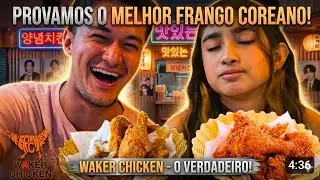 VIRALIZANDO! FRANGO FRITO COREANO NO CENTRO DE S&Atilde;O PAULO!! WAKER CHICKEN!