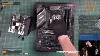 Стрим со сборкой игрового ПК Ryzen 5 7500F, RTX 4070 Super, Cougar Duoface Pro RGB