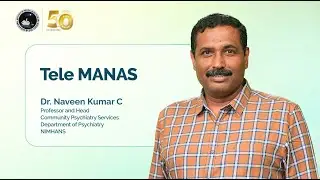 Теле МАНАС | Доктор Навин Кумар C | НИМХАНС | МаноСандеш | Английский