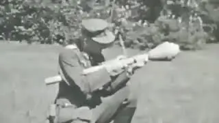 Rare footage of German soldiers testing a panzerf&auml;ust in 1943.