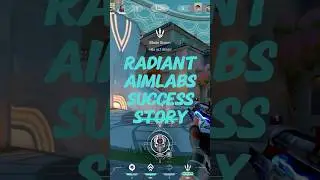 КАК ИГРОК RADIANT ТРЕНИРУЕТСЯ В AIMLABS БЕСПЛАТНО 🔥 #valorant #aimlabs #radiant
