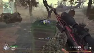 Call of Duty Modern Warfare 2: Barrett. 50Cal Gameplay (No Commentary)