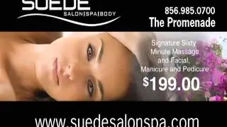 Marlton, NJ. Suede Salon and Spa Gift certificate commercial 2012