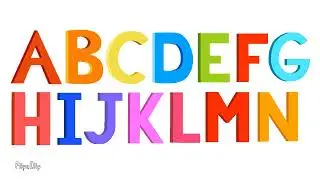 Dora the Explorer The ABC Animals in 3D Apprendre L'alphabet Font Style.