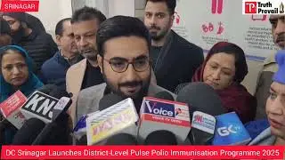 DC Srinagar Launches District-Level Pulse Polio Immunisation Programme 2025