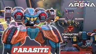 The Ultimate Parasite & Storm Rack Build Gameplay - Mech Arena