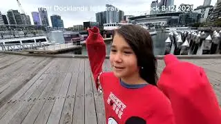 Walking from Marriott Docklands to the Library at the Dock 8-12-2025 