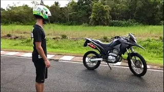 COLOQUEI UMA PONTEIRA DIMENSIONADA NA XRE 300!