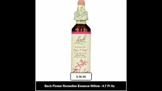 Bach Flower Remedies Essence Willow - 0.7 Fl Oz