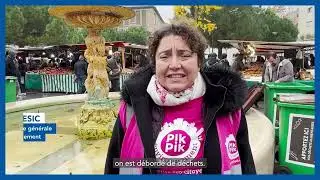 Sensibilisation au tris des biod&eacute;chets sur le march&eacute; de la R&eacute;union dans le cadre de la SERD