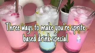 Three ways Sprite based Mocktail&rsquo;s | Korean drink by Refresh Vibes