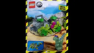 LEGO Instructions | Jurassic World | 122406 | Raptor and Hideout | Magazine Gift