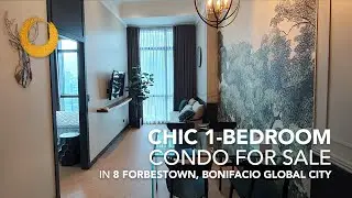 Chic 1-Bedroom Condo Unit For Sale in 8 Forbestown, Bonifacio Global City, Taguig