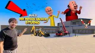 🔥Franklin And Shin-chan Build 🏗️ Mr India Hacker Studio From GTA-5 ? India Bike Drive 3D 