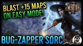 Bug-Zapper Sorc +15 Map Blaster Stage 3 - PoE 2 0.3 - Build Guide, Planner Included