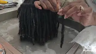 Washing my daughters locs|| Removing build-up || #DIY #Support #Washday