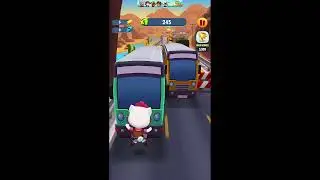 Talking Tom Gold Run Shorts : Cowboy Angela funny fail #talkingtomgoldrunluckycards