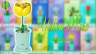 Yellow Rose Florist Plants Building Blocks