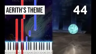 TPR - Aerith&rsquo;s Theme (from Final Heaven) - 44 - Final Fantasy VII Piano Tutorial | Note Chart