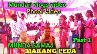 Adivasi mundari samaj marang peda mundari vlogs video ✝️Christian sadi samaroh 🙏Sewan vlogs