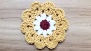 Mother's Day Special- How to Crochet Flower Coaster for Mother's day | Gift item for Beloved Mother