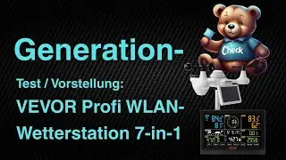 Die VEVOR Profi WLAN-Wetterstation 7-in-1 im Test.