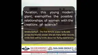 🌟 Celebrating Women in Aviation: Amelia Earhart&rsquo;s Legacy! ✈️ | Sha Shib Aircraft Maintenance Engg