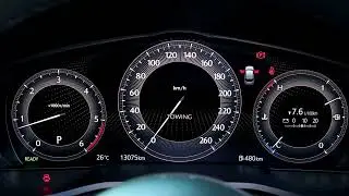 Mazda CX-60 3.3L Diesel | Speedometer Display in All 4 Mi-Drive Modes (Mazda Intelligent Drive)