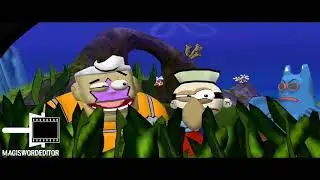 SpongeFaggot Edited - Plankton The Buttwipe Hunter