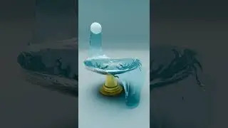 3D Gel flow simulation #shorts #blender #3d