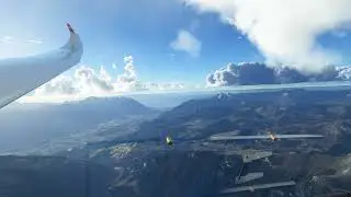 Du Jallouvre &agrave; l' Eiger en planeur Discus 2c.