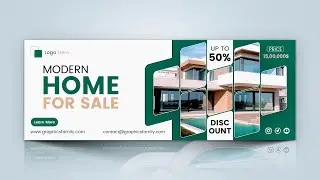 Real Estate Facebook Cover Design - Photoshop Tutorial