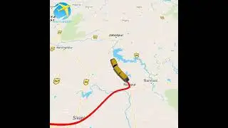 11755 | Itwari Rewa Express Route इतवारी रीवा एक्सप्रेस रूट #shorts