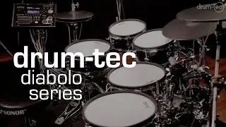 drum- tec diabolo series compatible with Roland v-drums, 2box, Alesis and ATV