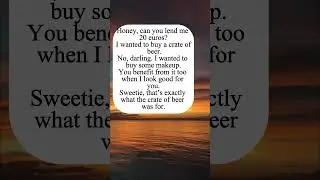 Beer Logic in Relationships #jokes #humor #couplecomedy #funnyreels #laugh #funny