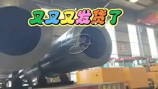 organic fertilizer production line is loading#farming #agriculture #machine #fertilizermachine
