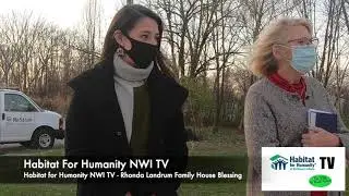 Habitat for Humanity NWI TV Rhonda Landrum Family House Blessing