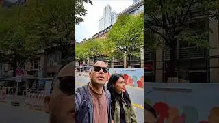 Frankfurt Main Sy Zeil Street Ka Khoobsurat Raasta #travel #vlog #couple #europe #shorts #shortsfeed