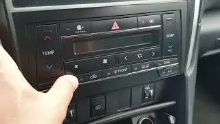 самодиагностика климат-контроля тойота камри