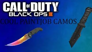 How To CREATE COOL PAINTJOB CAMOS FOR KNIVES in Black Ops 3