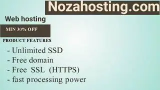 Nozahosting.com best and cheapest web hosting 2019