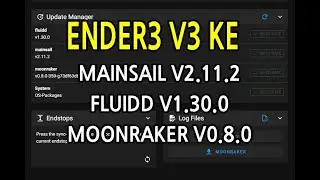 ender3 v3 ke root 메인세일,문레이커 최신 버젼 업그레이드 하는 방법.