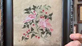 Flosstube #57 cross stitch finishes and pears and tomatoes and scissors keep&hellip;