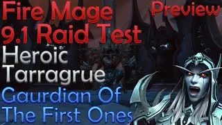 Fire Mage 9.1 Raid Testing! Terragrue & Gaurdian. Explaining how they work.