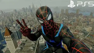 Spider-Man Remastered - Secret War Suit Free Roam Gameplay (Performance RT Mode)