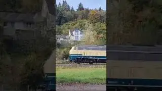 Die BKE 218 476 dieselt zu den 15. Rottweiler Dampftagen.