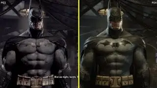 Сравнение графики Batman Arkham Asylum для PS3 и PS4