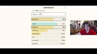 Word Game: Contexto First Try