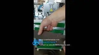 Ultrasonic webbing cutting and hole punching machine YH-2X80 - Yuanhan